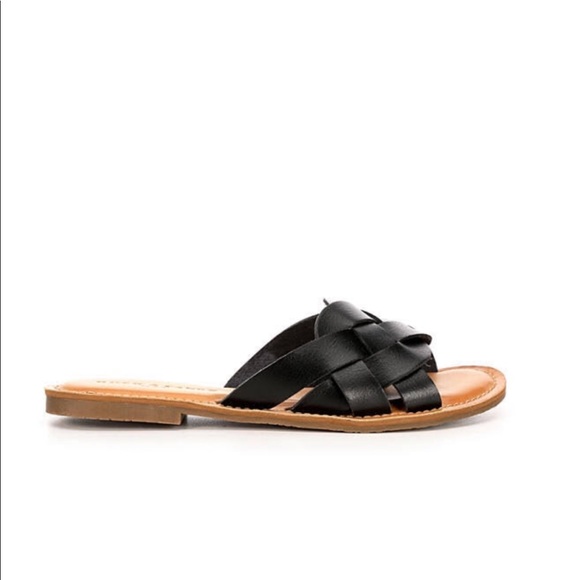 rock candy black sandals